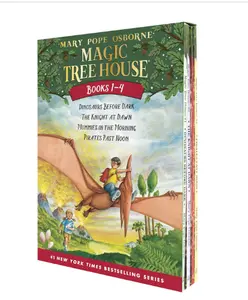 Magic Tree House Boxed Set, Books 1-4: Dinosaurs Before Dark, The Knight at Dawn, Mummies in the Morning, and Pirates Past Noon