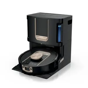 Shark PowerDetect ThermaCharged Robot Vacuum & Mop 2-in-1, NeverTouch Pro Heated Mop Wash & Dry Base RV2910XE