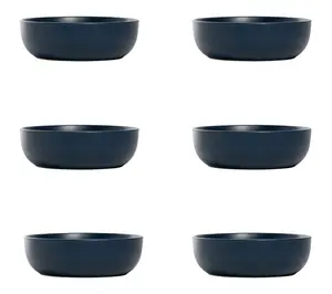 10 Strawberry Street Set of 6 Wazee Matte CoupeBowl