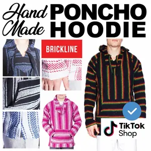 BRICKLINE HEAVY DUTY PONCHO HOODIE KANGAROO POCKET
