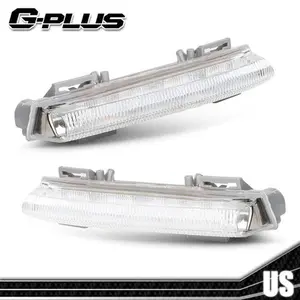 For Mercedes 07-14 W204 C250 C300 C350 E63AMG LED Daytime Running Fog Lights