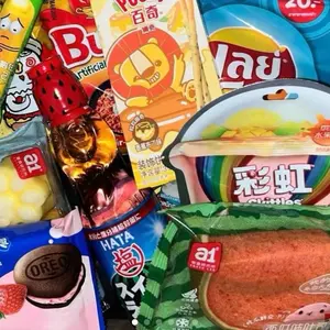 Exotic snack box with Chips, Ramen, Drinks and more! Asian Assorted treats