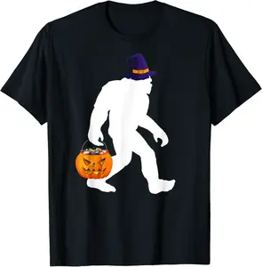 Halloween Bigfoot Tshirt Pumpkin Pun October 31 Outfit - Joelalbe Shop 29B07WKX26L9