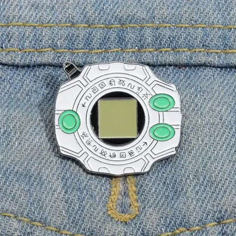 Digimon Design Alloy Brooch Pin, Lapel Pins, Cute Cartoon Badge for Backpack & Jeans, Fashion Accessories for Men & Women, Jewelry, French Pin
