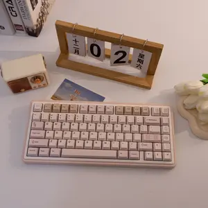 147 Key Bear Tea Party Keycaps, Pbt Dye Sublimation Cherry Profile Design, Compatiith Mx Switches, Fits Keyboard Models 61-108ble w