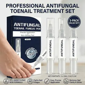 Restore Clear Nails Fast! Professional Toenail Fungus Relief Pen | Extra Strength Antifungal Treatment for Yellow & Damaged Nails | Promotes Healthy Nail Regrowth | Non-Greasy Fast-Absorbing Formula | Easy-to-Use Brush-On Pen
