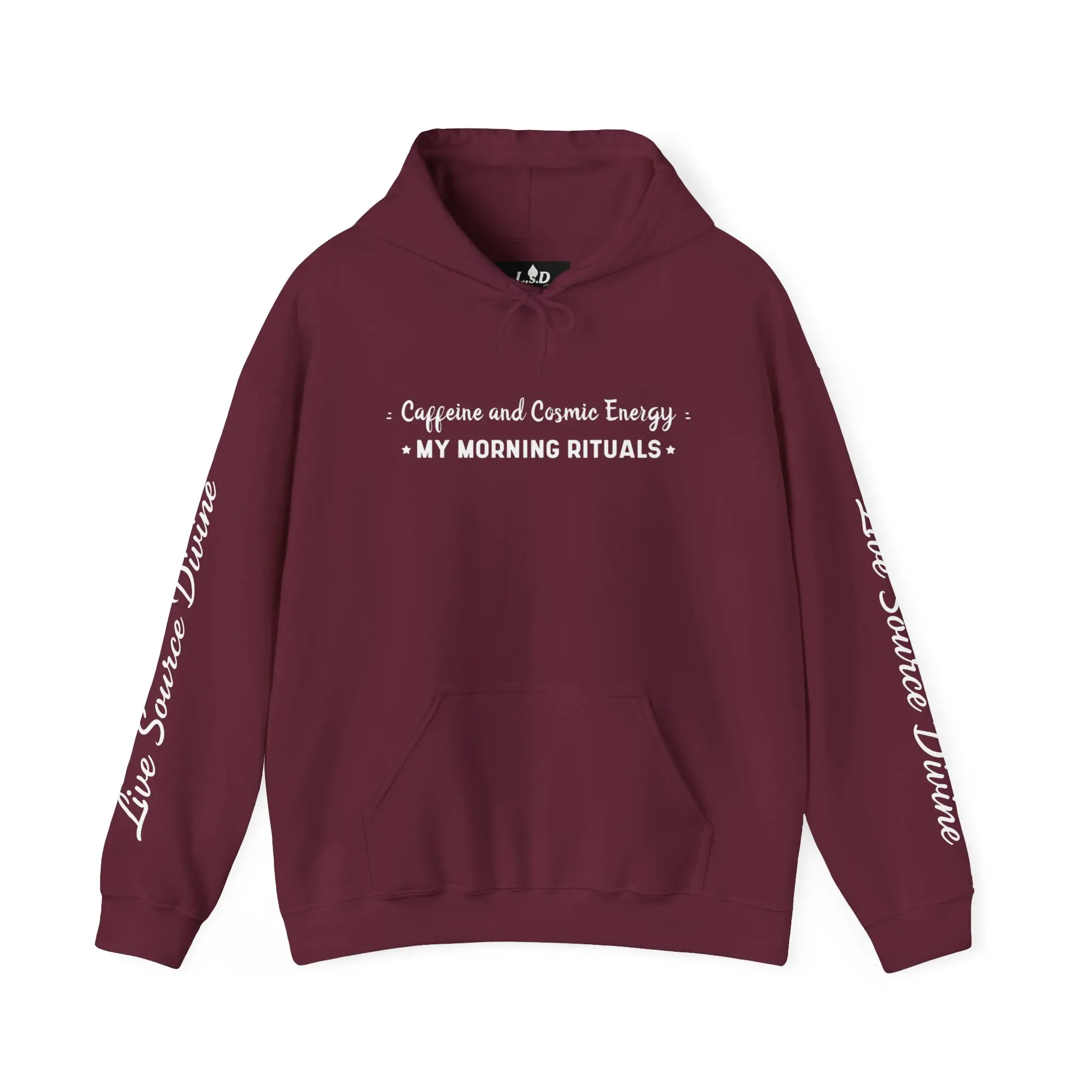 Cosmic Caffeine Hoodie LsDS style Cotton Fabric