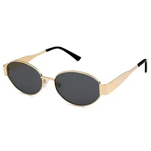 kimorn Retro Oval Sunglasses Womens Men Trendy Sun Glasses Classic Shades