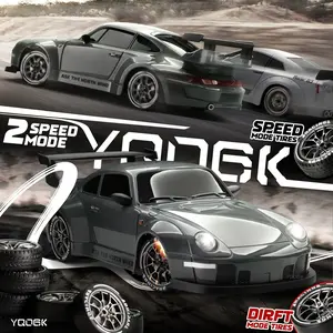 1:24 Scale 4wd Remote Control Drift Car with 2.4GHz, Speeds Up to 20km/h, Includes Drift Tires & LED Lights, Ideal Gift for Kids 6+, RC Drift Car
