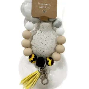 Silicon beads key chain