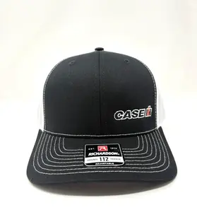 Case IH Original Richardson 112 Trucker Hat Baseball Trucker SnapBack White and Black Cap