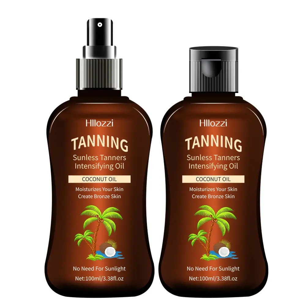 Coconut bronzing tan water-replenishing and moisturizing sunless tanning lotion, Best Tanning Lotion, Travel Tanning Lotions, suitable for summer travel, Moisturizing Bronzing Tanner