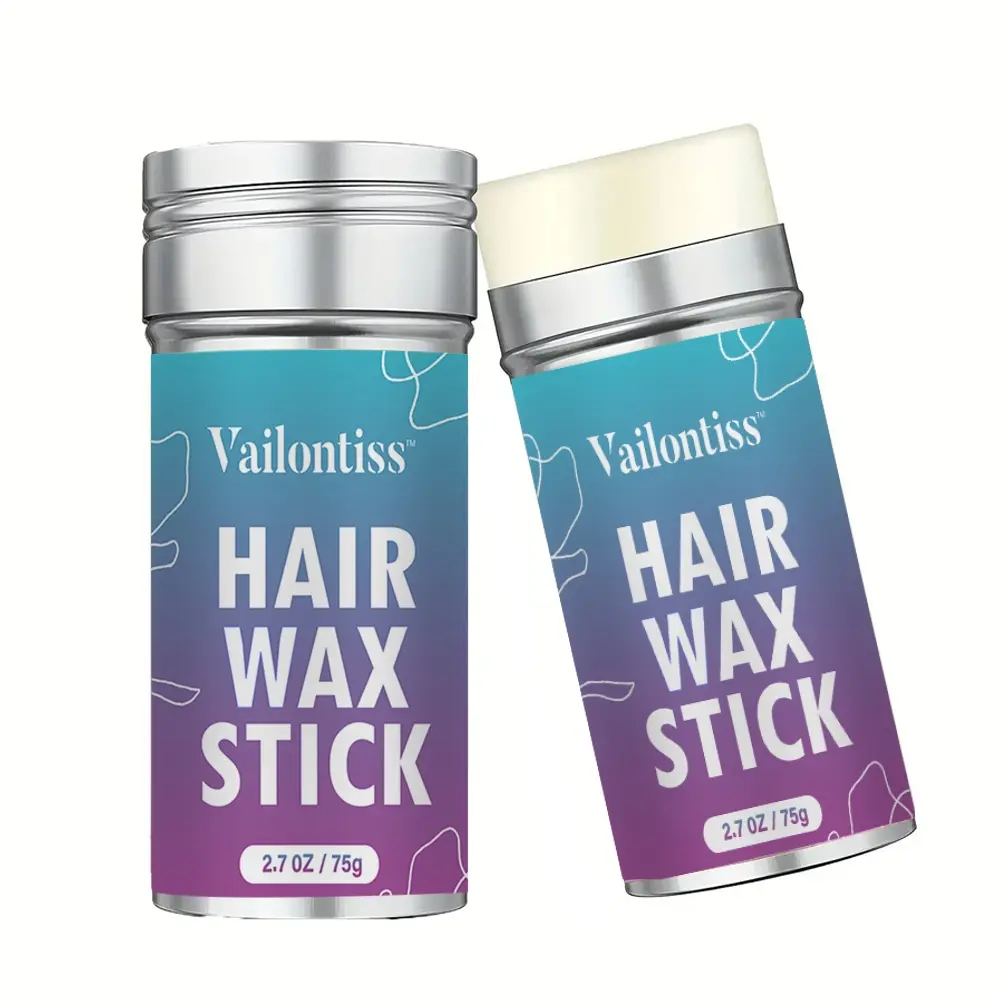 Non-Greasy Hair Edge Control Frizz Control Hair Stick, Long Lasting Pomade Stick Styling Gel, Flyaway Hair Tamer Wig Smoothing Wax Cream, Frizz Free Styling Hair Styling Products