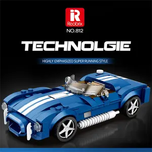 Reobrix Cobra Supercar Building Set - 312PCS Unisex Toy Car, Super Race Vehicle Building Blocks, Birthday Gift for Kids Aged 6+