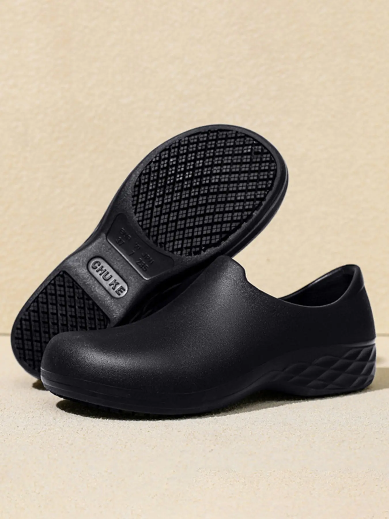 Women's Anti-Slip Work EVA Slip On Nurse Clogs, Lightweight Waterproof Kitchen Shoes, Breathable Safety Boots for Chef, Hospital, Outdoor Use