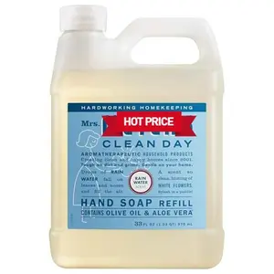 Hand Soap Refill, Rain Water Scent, 33 Fl Oz Bottle, gift for her and him, couple gift, meaningful gift
