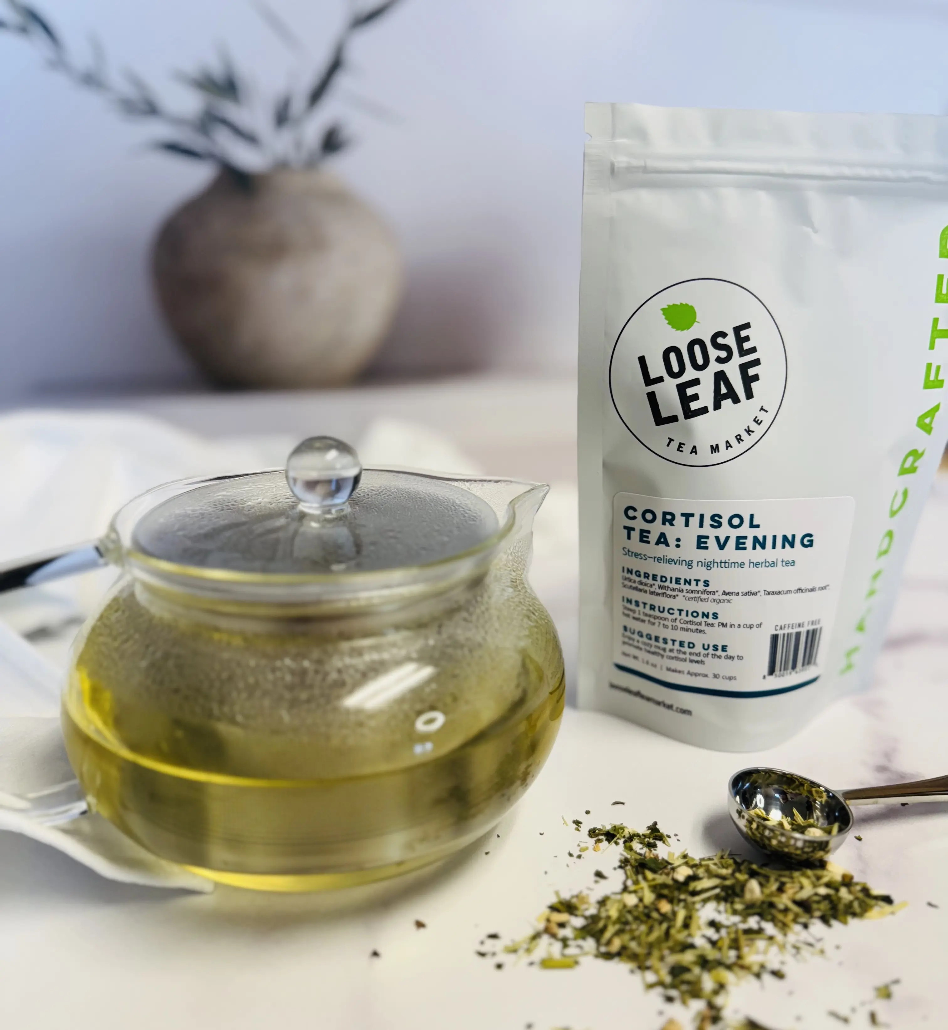 Cortisol Tea - Evening Caffeine Free Tea To Relax & Restore