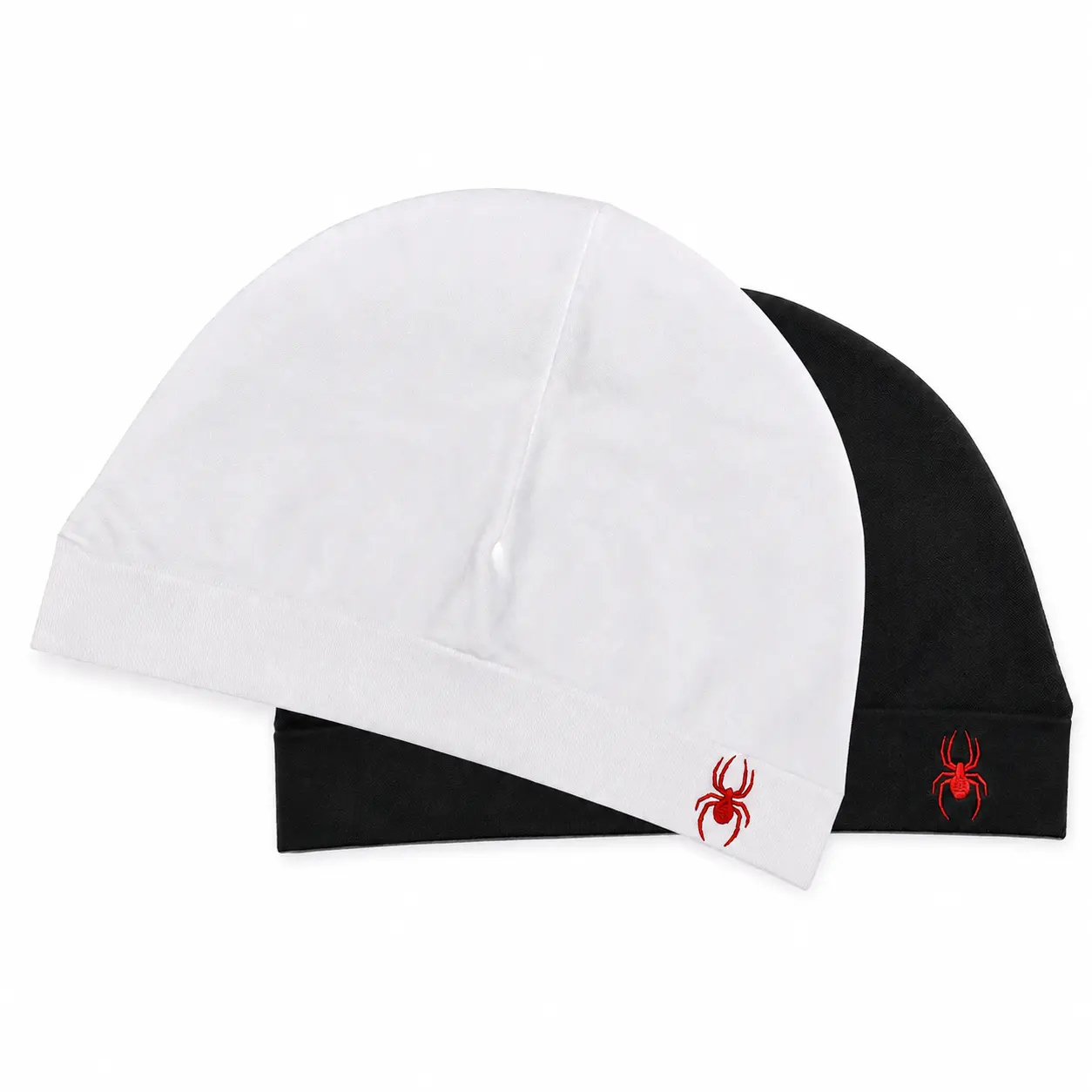 Y2K Streetwear Beanie, Unisex Stretch Skull Cap with Spider Embroidery