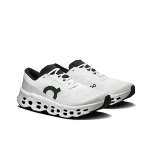 High-Energy Feedback Training Shoes, White and Black Colorway, Dual-Density Foam Midsole