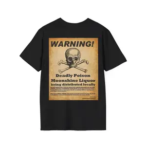 Moonshine Unisex T-Shirt, Alcohol Tee, Rustic Distillery Shirt, Vintage Moonshine Graphic Top, Alcohol Lover Gift