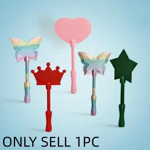 Colorful 3D Contactless Starlight Magic Wand, Fashionable No Touch Payment Accessory, Model Xinghao S5416, Ca Prop 65 Compliant, Party Decoration Supplies, Party Favor