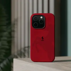 Red Ferrari Phone Case Compatible with iPhone X, 11, 12, 13, 14, 15 & more