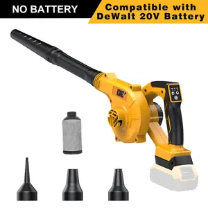 Cordless Leaf Blower, Compatible with Dewalt 20V Max Battery,  Handheld Snow Blowing Tool w/ Adjustable Speed, Electric Portable & Lightweight Blowers for Lawn Care, Cleaning Leaves, Bare Tool Only