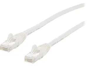 StarTech.com N6PATCH15WH 15 ft. Cat 6 White Snagless Cat6 UTP Patch Cable - ETL Verified