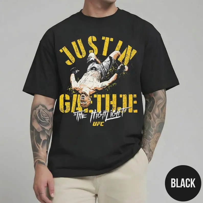 Justin Gaethje Tshirt Gift For Women And Men