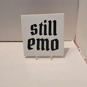 Still Emo Ceramic Tile Coaster Tableware Customized