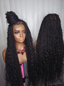 36-Inch Boho Braided Wig – Premium Luxury Braids for Elegant Women
