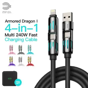 Fish Universal Mobile Charging Cable, Electronic Connection Accessory for Smartphones
