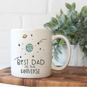 Best dad In The Universe Mug | Funny Father's Day Gift | Dad Gift | Father's Day Mug | Dad Birthday Gift  mug gift for her/ him