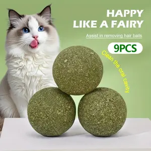 Catnip Balls Kitten Cat Nip Ball Licker Toy Natural Catnip Ball for Cats of All Breeds, extra Cat energy ball Lick Ball Toys That Fascinate Cats cat  toy  interactive  ball