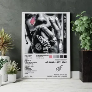 ASAP Poster / Live Love Poster / Album Cover Poster Poster Print Wall Art, Home Decor