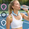 Adults' Reusable Neck Cooling Tube Ice Pack - Lightweight Plastic PCM Material, Skin-Friendly TPU, Leak-Proof, 18°C Freeze, Portable, No Battery Needed, One Size Neck Ring for Hiking, Camping, Outdoor Hot Weather (Beauty & Personal Care)