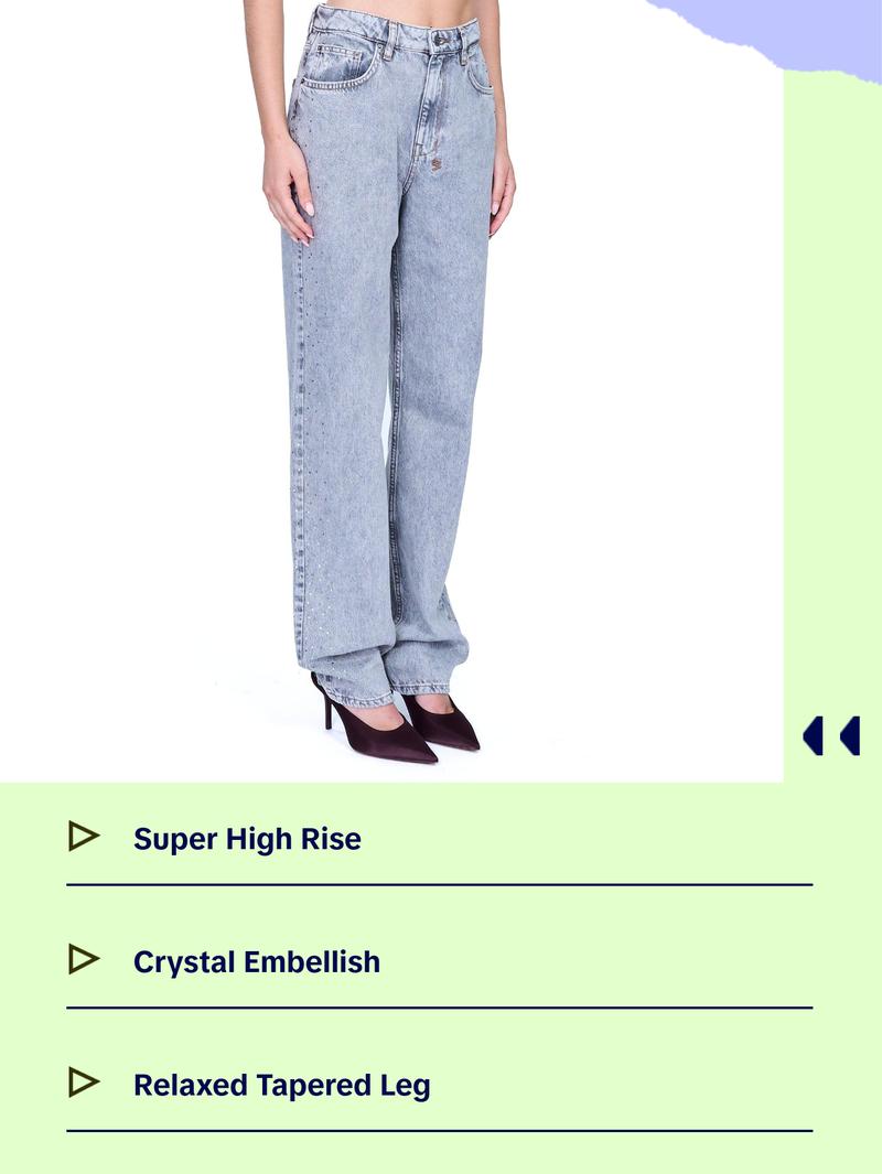 Ksubi Playback Dime Krystal Trashed Jean