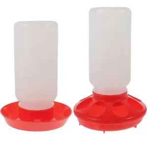 1 QT Poultry Chicken Chick Plastic Feeder Set/ Water Set/Replacement
