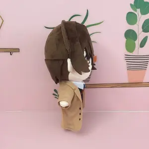 20cm Dazai Osamu Plush Doll Standing Version Character Cute Soft Stuffed Pillow Halloween Christmas Gift