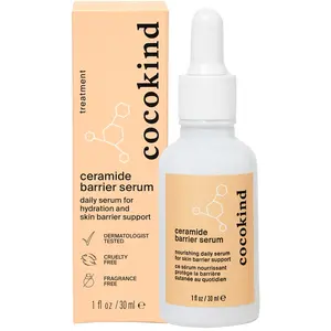 Ceramide Barrier Serum by Cocokind, Hydrating Skin Barrier Support, Hypoallergenic, Certified Organic, Cruetly Free, Fragrance Free, Vegan, 1 Fl Oz
