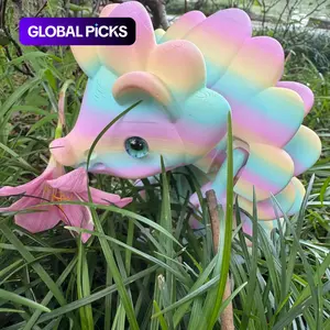 3D-Printed Hedgehog Figurines, 3-Piece Set with Dynamic Expressions, Large and Small Sizes, Ideal Holiday Gifts for Christmas, Easter and Halloween #GLOBAL PICKS