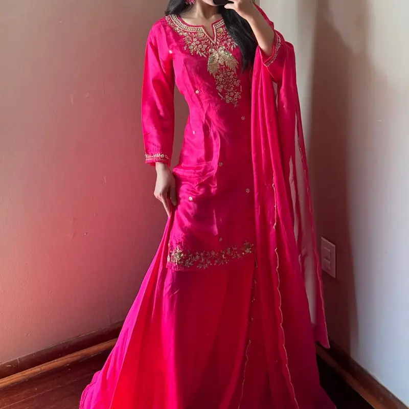 Silk Kurtha Set