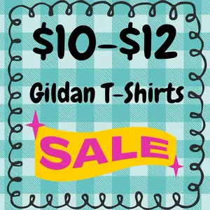 $10-$12 Tee SALE - Gildan Heavy Cotton Tees - Build a Custom Shirt