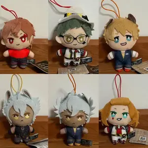 New 10cm Trey Kalim Plush Twisted Wonderland Plush Toy Leona Kingscholar Soft Stuffed Dolls for Boys Peluche Plush Keychain