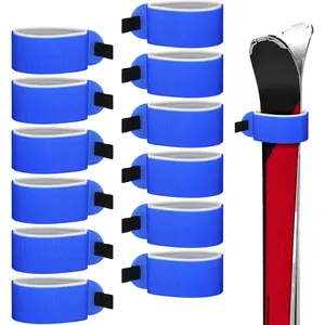 12 Pack Adjustable Winter Ski Straps Fastener, Ski Wraps Tie Snow Strap Fastener Tape, Portable Ski Carry Sports Gear Accessories for Men Women