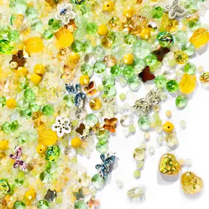 B521]Tiny Lemon&Limes DIY Beads DIY Charms Set