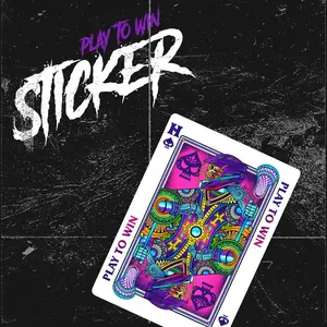 Play to win - Vinyl Sticker