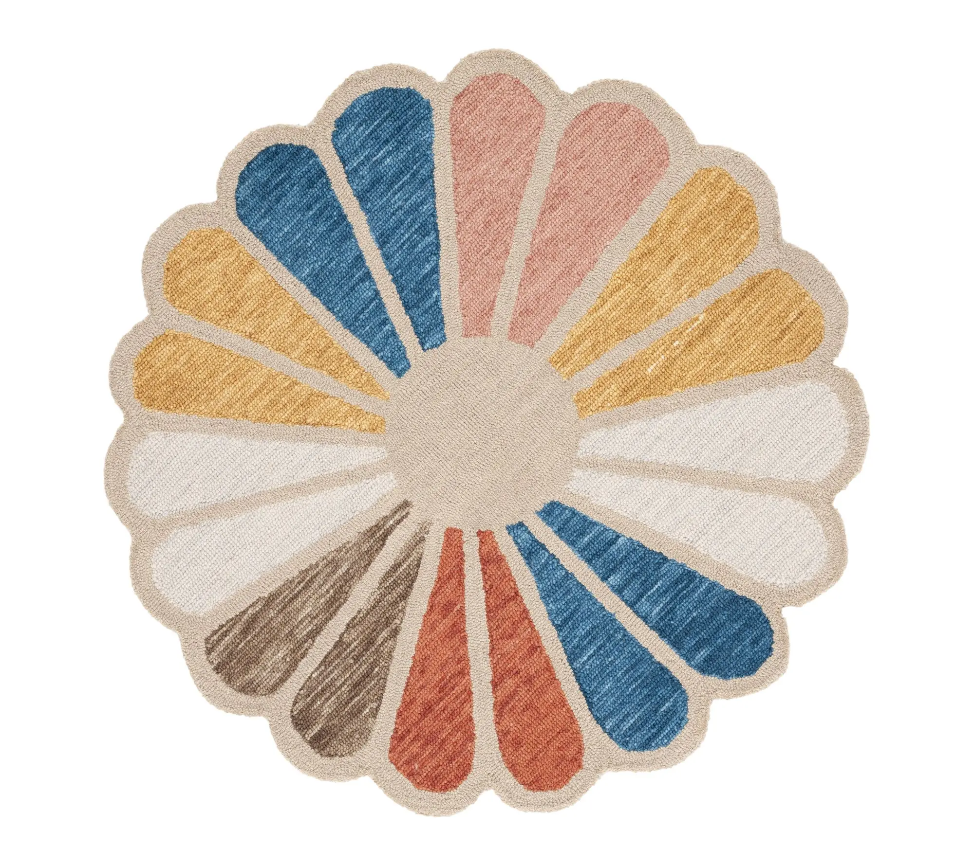 Safavieh Novelty Hand Tufted Wool 4' x 4' Petal Rug