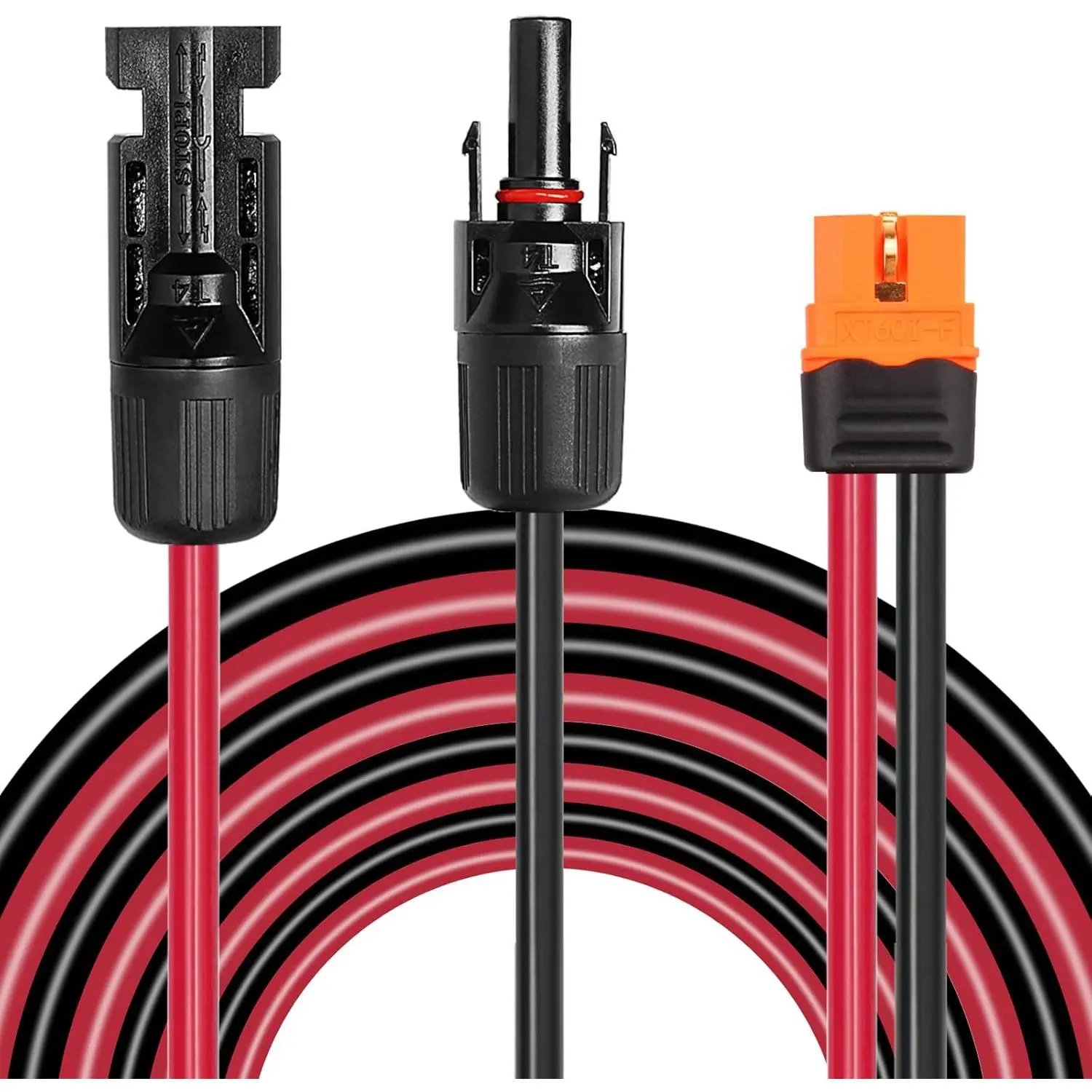10FT Solar Panel to XT60i Adapter Connector - 10AWG Extension  for Portable Power Station and Solar Generator