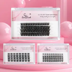 SALE, DIY lashes Individual False Eyelashes Natural Volume Look Eyelash Extensions,DIY Cluster Lashes Extension for women Eye make up